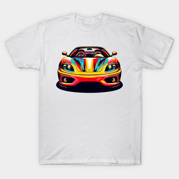 Ferrari 360 spider T-Shirt by Vehicles-Art